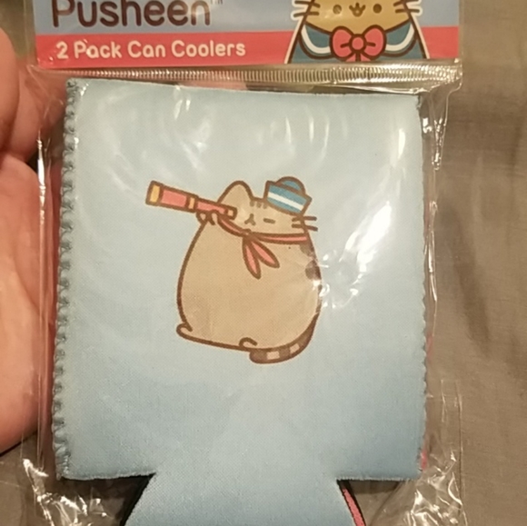 Pusheen 2 pack can coolers Summer 2019 Pusheen Box - Picture 1 of 2